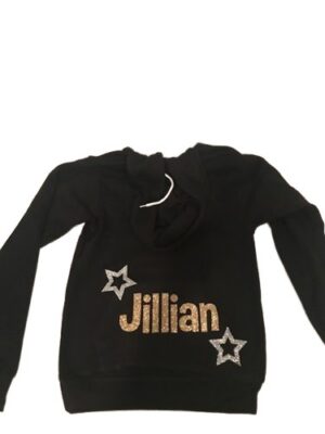 Star Back Name Hoodie
