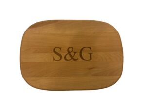 Medium Rounded Wood Cutting Board
