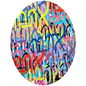 Abstract Acrylic Lazy Susan