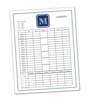 Canasta Score Pad
