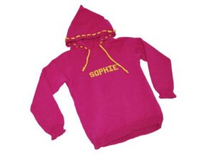 Hand-Knitted Hooded Sweater (Baby & Kids)