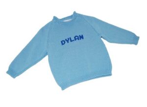 Hand-Knitted Name Sweater (Baby & Kids)