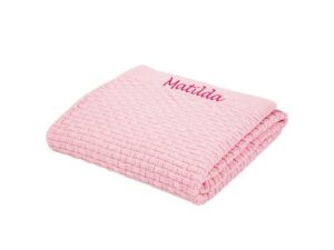 Knit Weave Baby Blanket