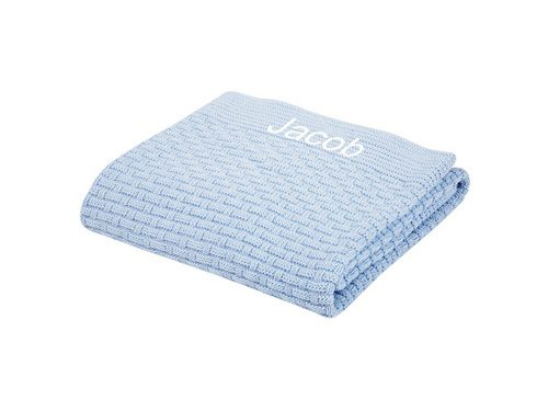 Knit Weave Baby Blanket - Image 2