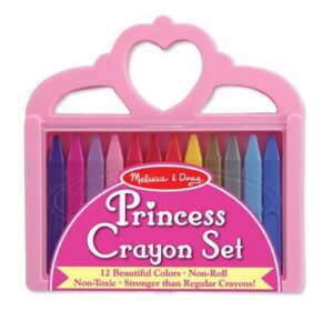 Princess Crayon Set with Doodle Pad