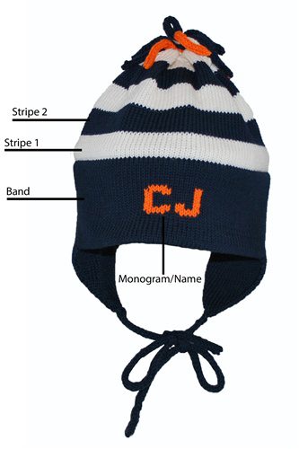 Hand-Knitted Striped Earflap Hat (Baby & Kids) - Image 4