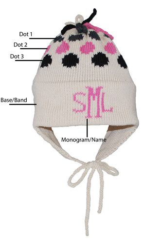 Hand-Knitted Polka Dot Earflap Hat (Baby & Kids) - Image 5
