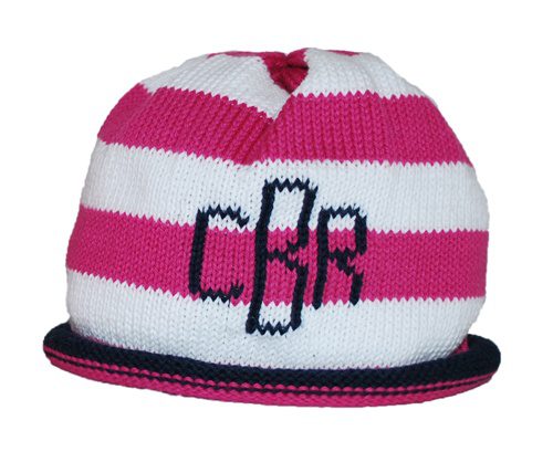 Hand-Knitted Striped Beanie (Baby & Kids) - Image 2