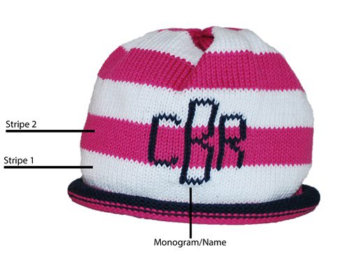 Hand-Knitted Striped Beanie (Baby & Kids) - Image 4