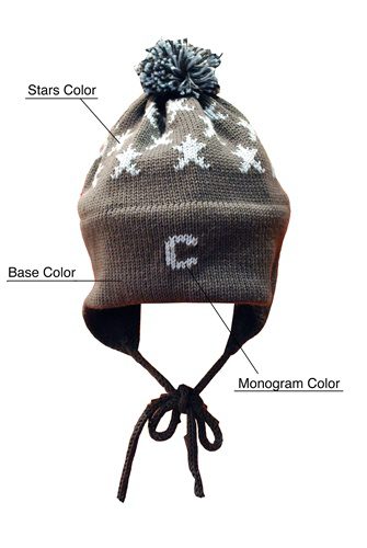 Hand-Knitted Star Pattern Earflap Hat (Baby & Kids) - Image 2