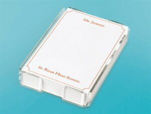 Teacher Memo Pad with Acrylic Holder (250 Sheets)