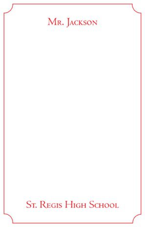 Teacher Memo Pad with Acrylic Holder (250 Sheets) - Image 3