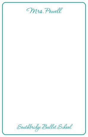 Teacher Memo Pad with Acrylic Holder (250 Sheets) - Image 2