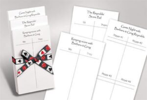 Game Night Score Pads Set (3 Pads, 300 Sheets Total)