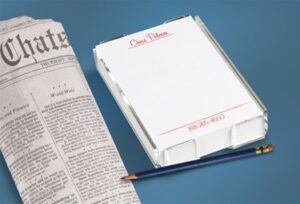 Casual Memo Pad with Acrylic Holder (250 Sheets)