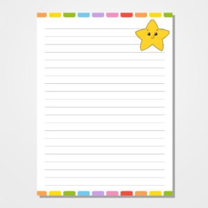 Smiley & Stars Notepad