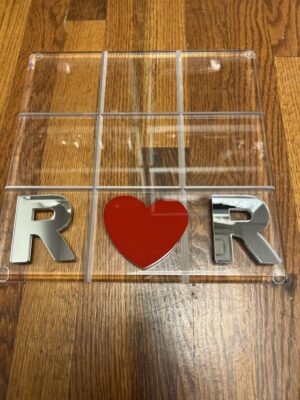 Acrylic Tic Tac Toe – Couples Edition