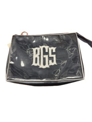 Black travel bag with BGS monogram
