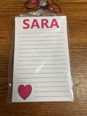 Heart Notepad