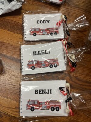 Fire Truck Party Favors