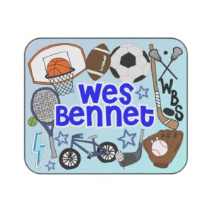 Sports Theme Blanket