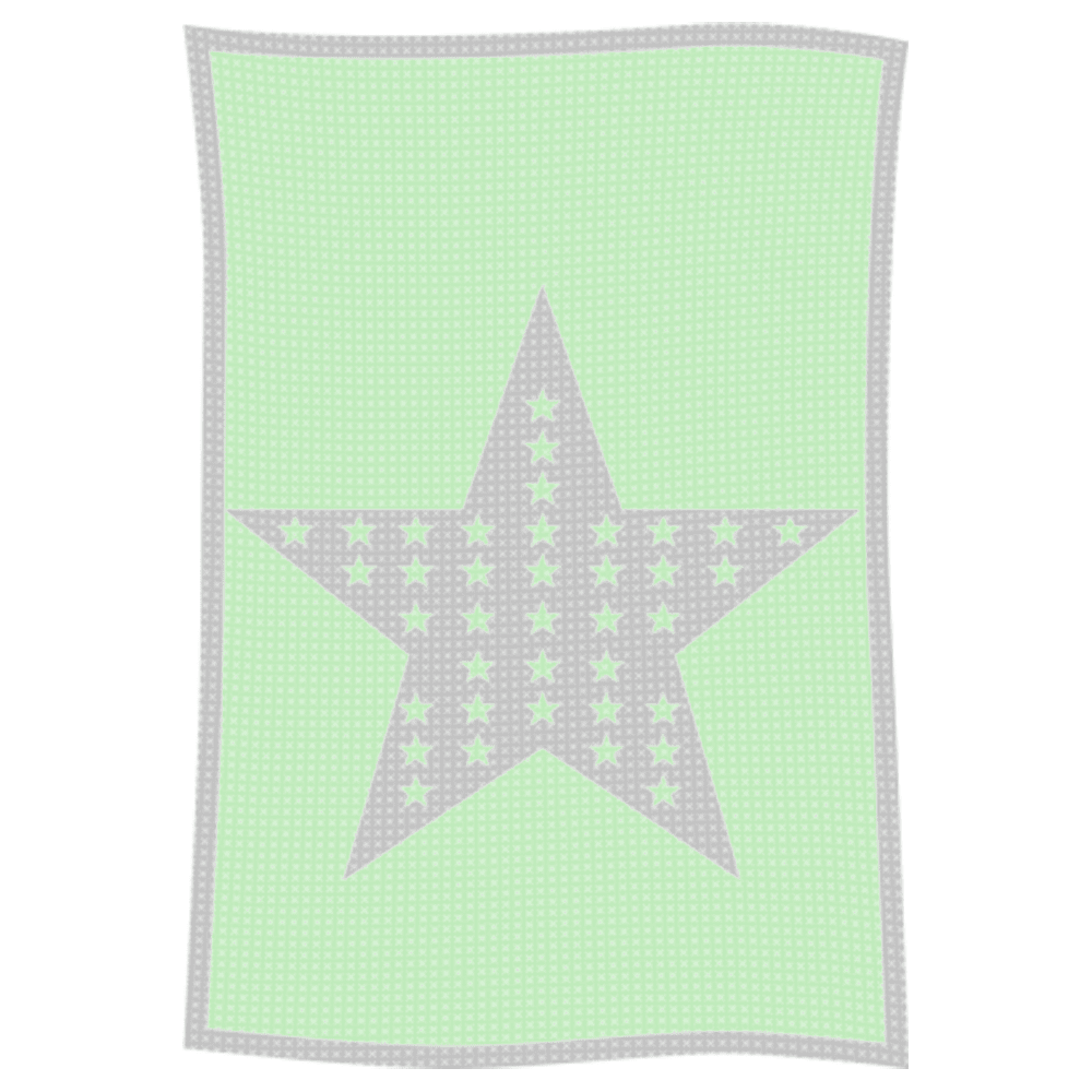 Metallic Star on Star Name Blanket - Image 54