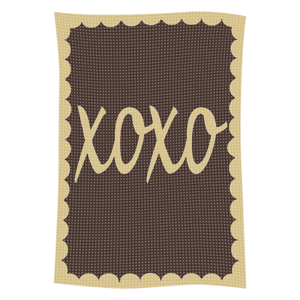 Metallic Hugs & Kisses Name Blanket - Image 49