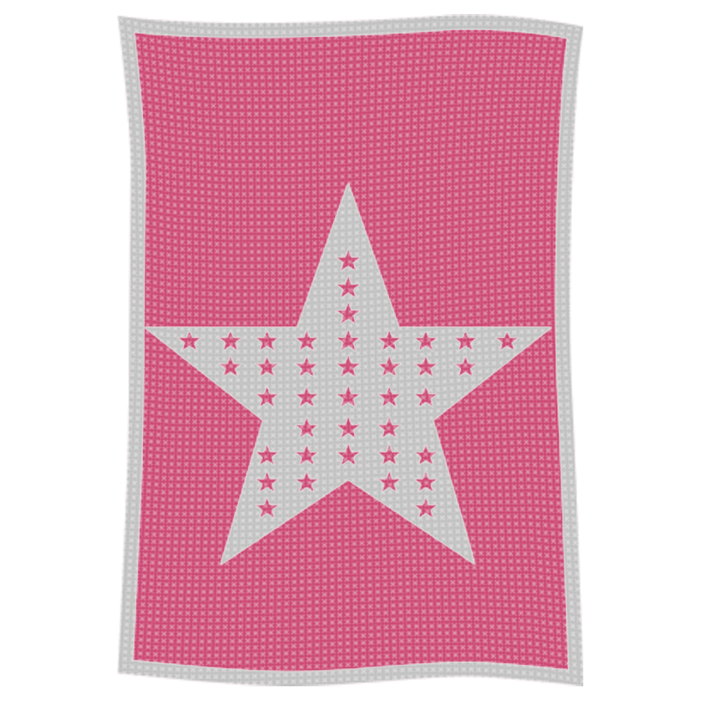 Metallic Star on Star Name Blanket - Image 46