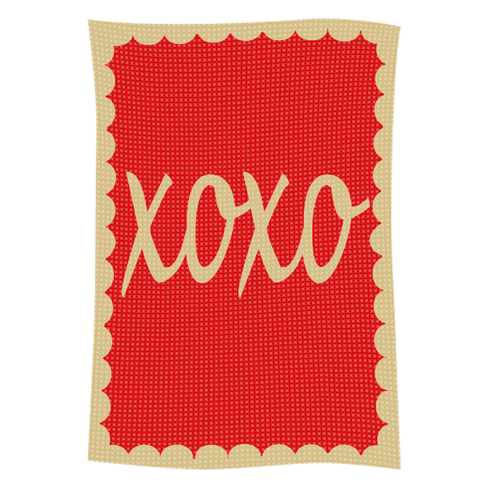 Metallic Hugs & Kisses Name Blanket - Image 44