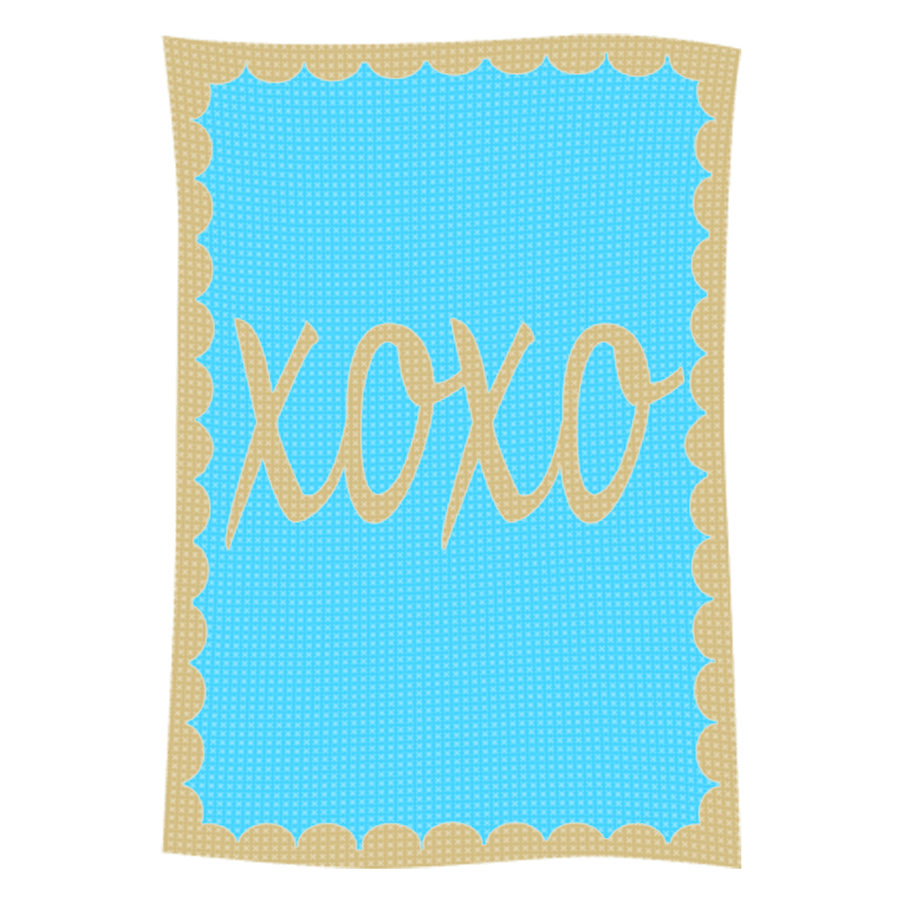 Metallic Hugs & Kisses Name Blanket - Image 42