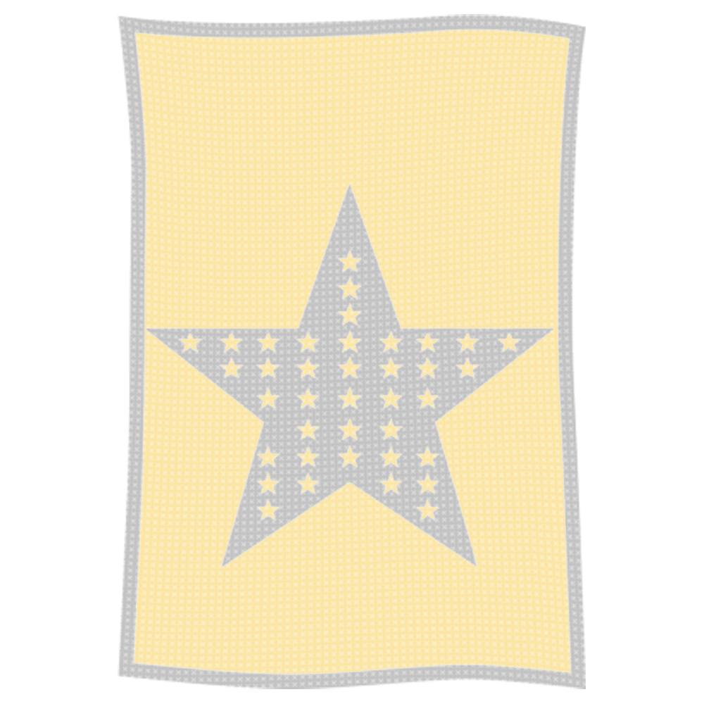 Metallic Star on Star Name Blanket - Image 37