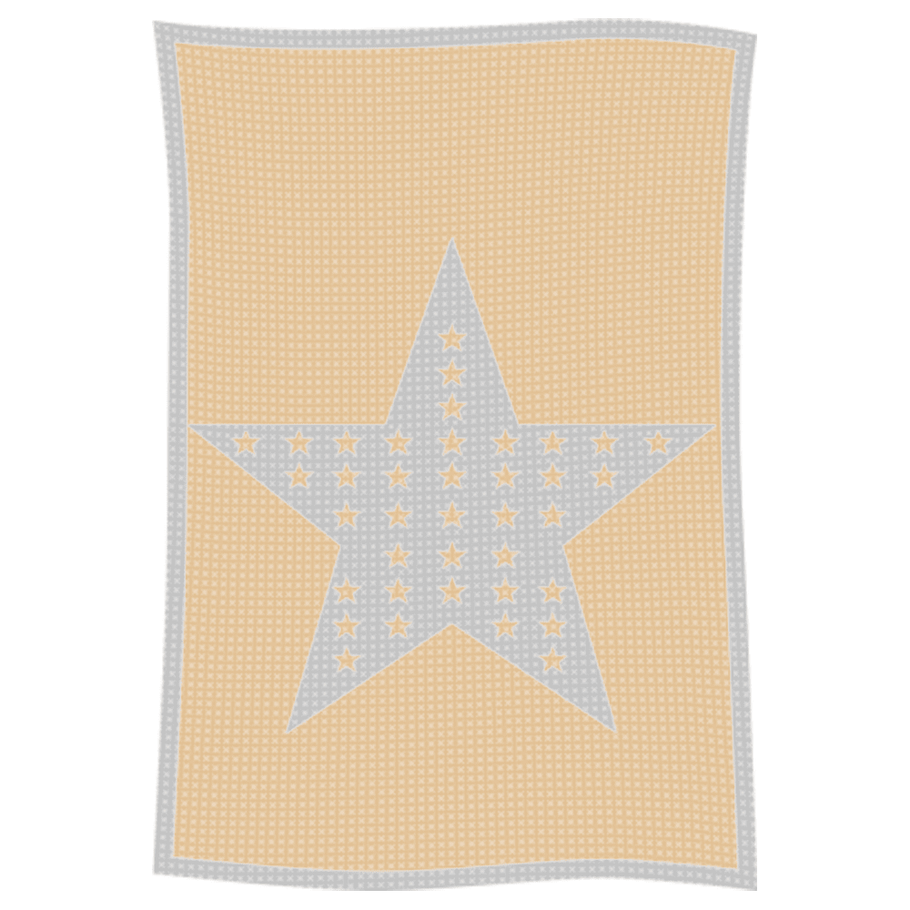 Metallic Star on Star Name Blanket - Image 38