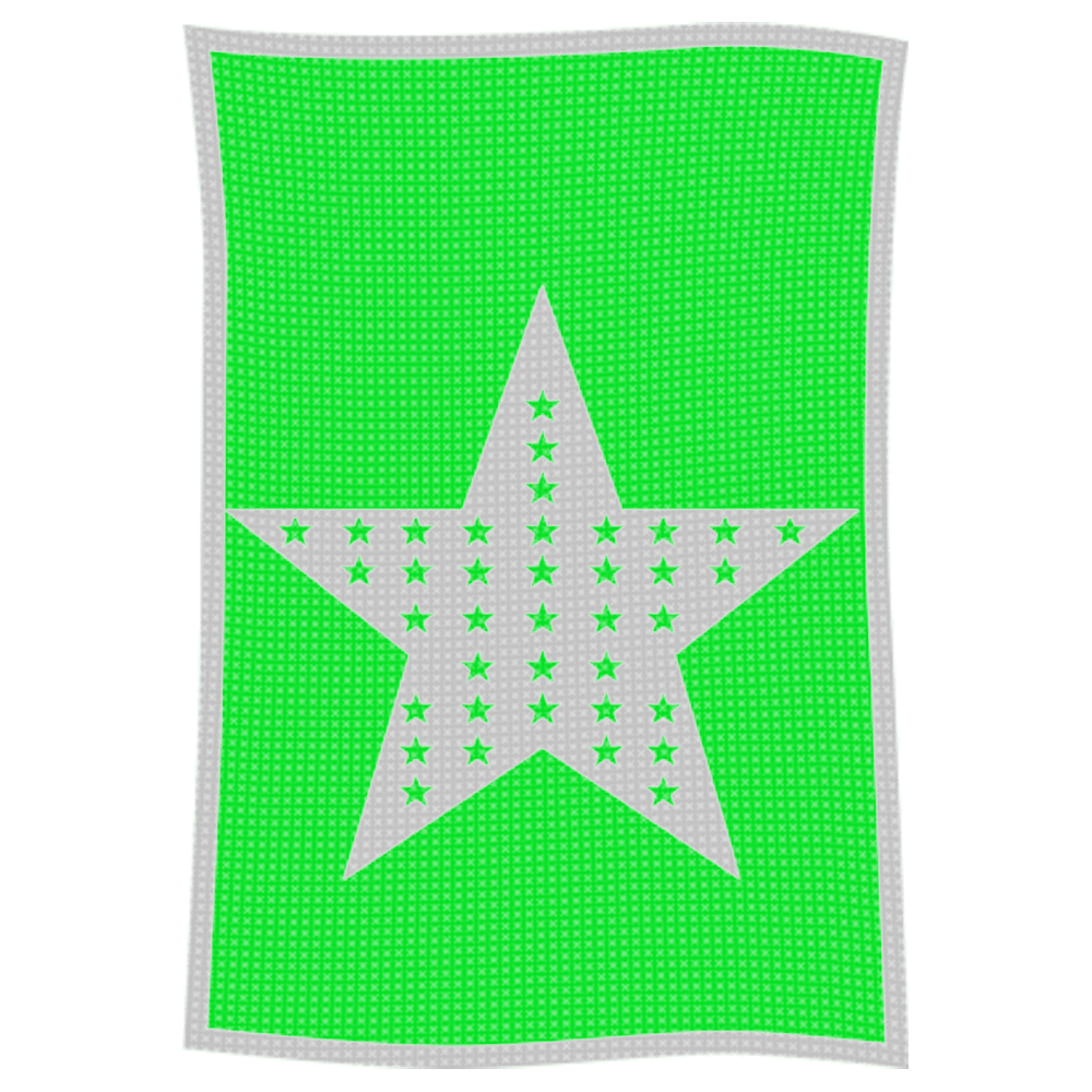 Metallic Star on Star Name Blanket - Image 55