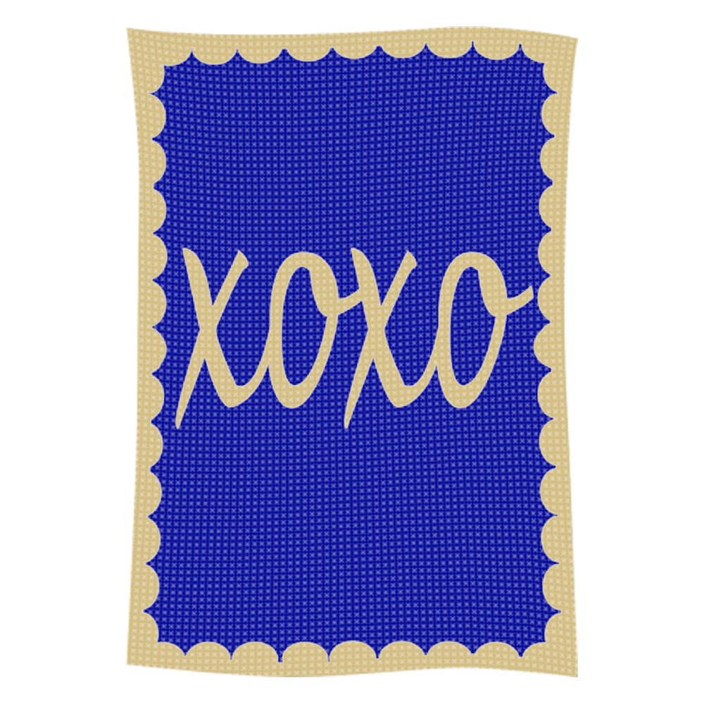 Metallic Hugs & Kisses Name Blanket - Image 40