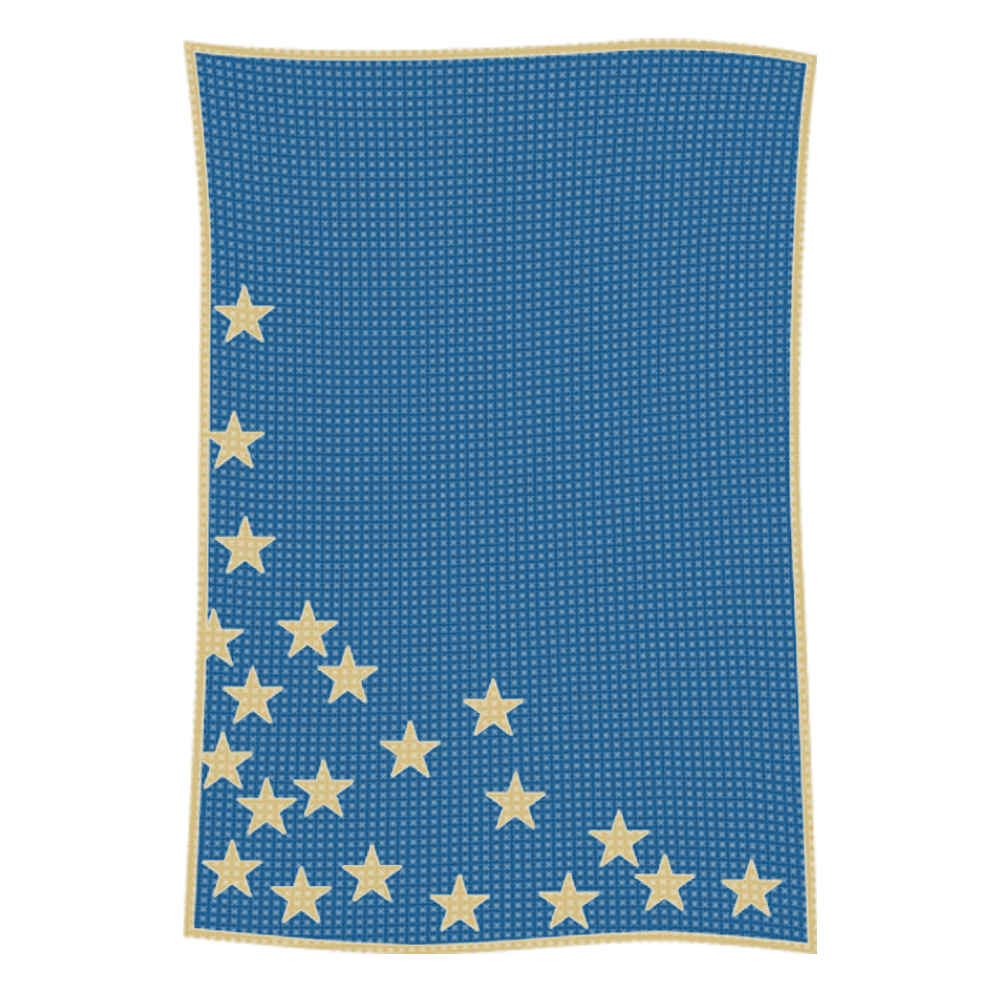 Metallic Sprinkled Stars Name Blanket - Image 17