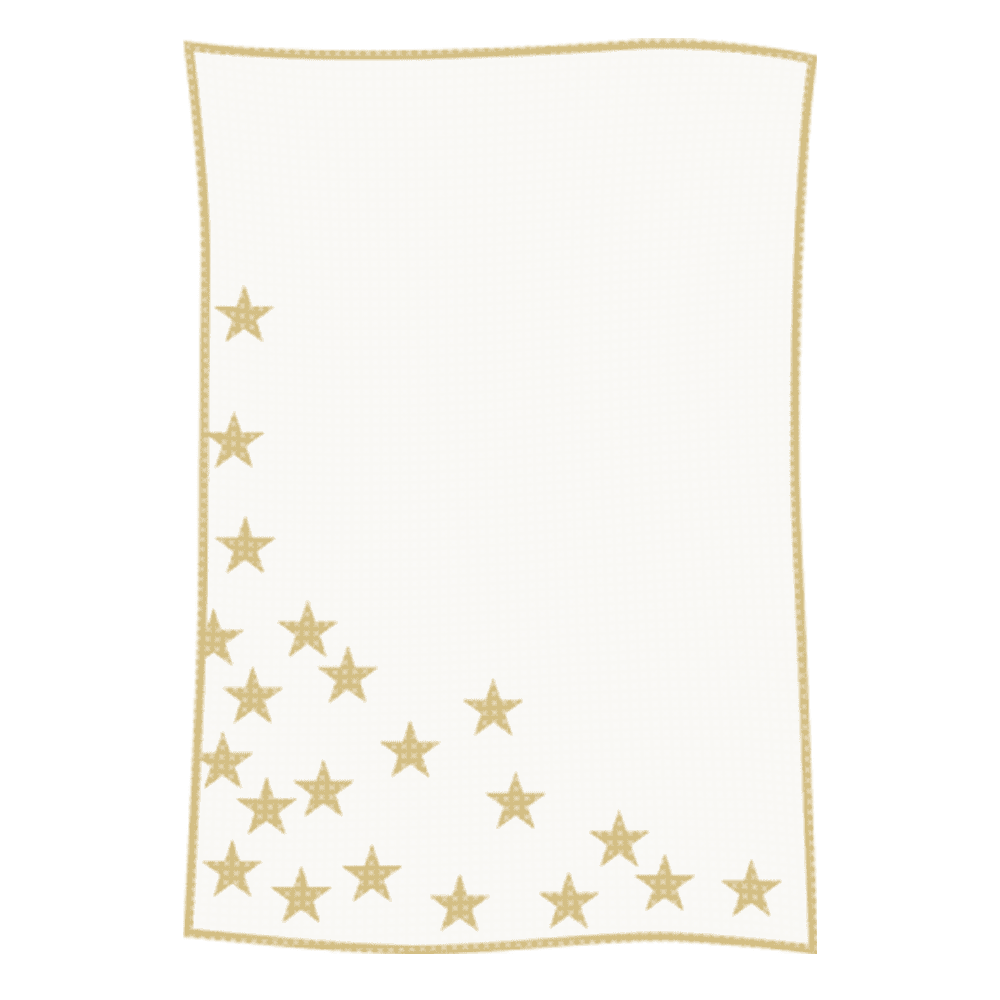 Metallic Sprinkled Stars Name Blanket - Image 3