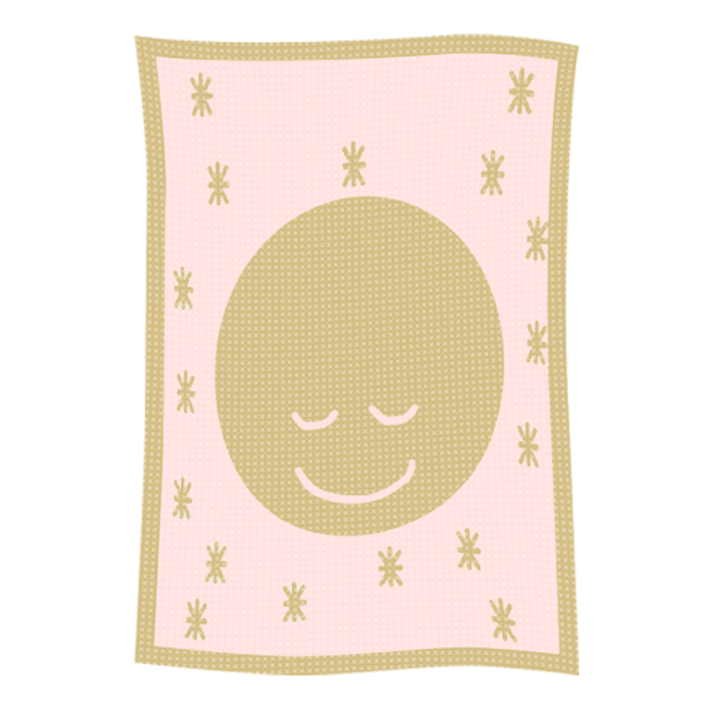 Metallic Goodnight Moon Name Blanket - Image 2