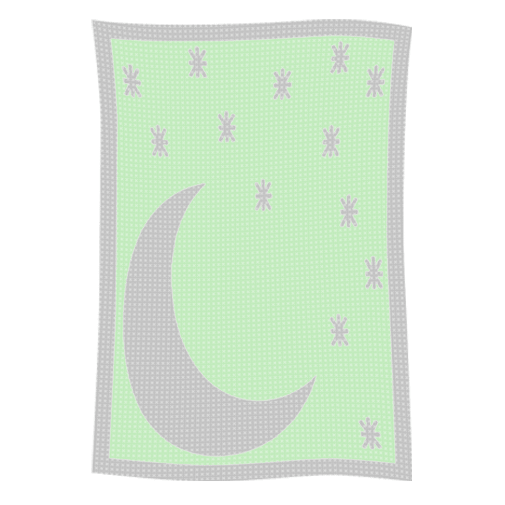 Metallic Moon & Stars Name Blanket - Image 54