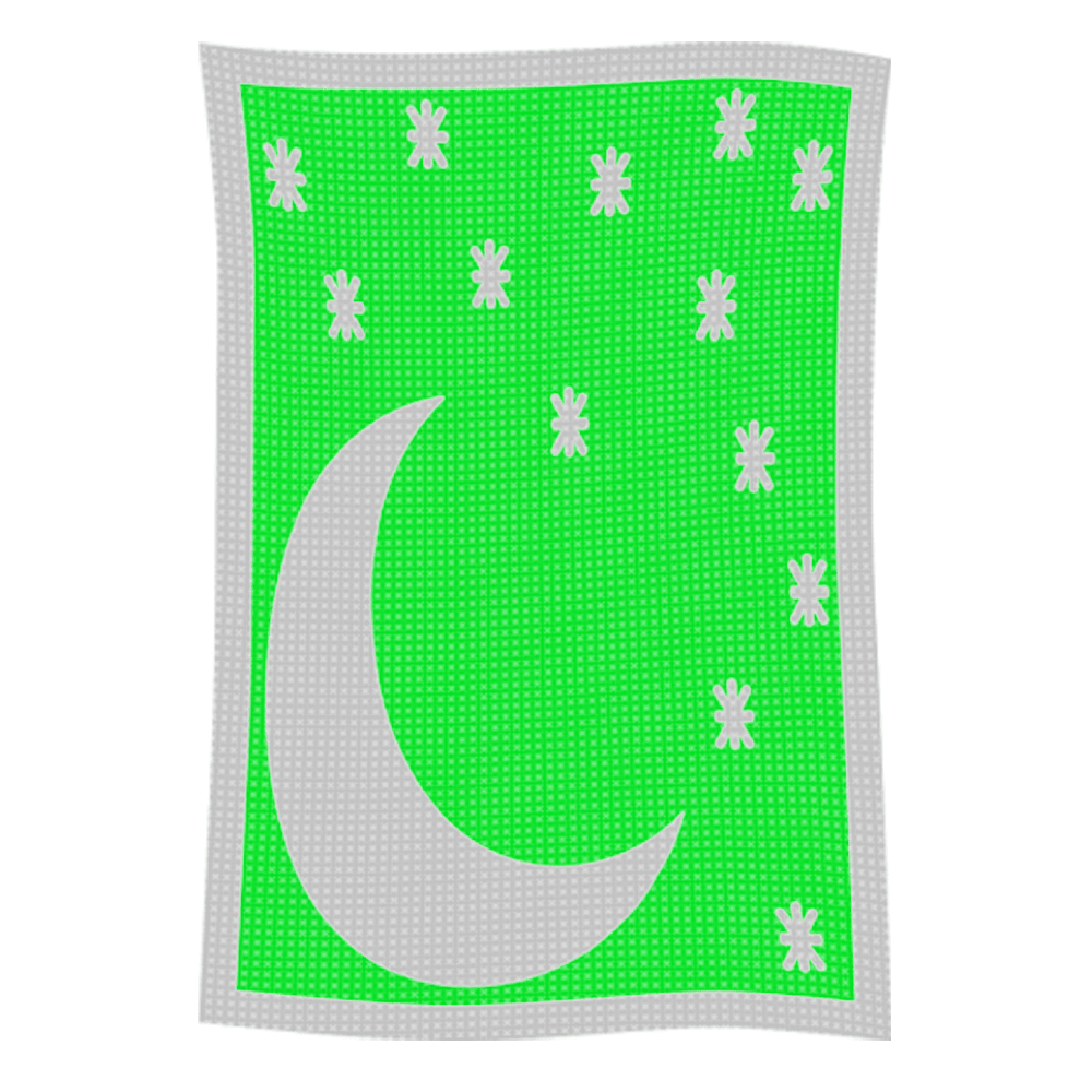 Metallic Moon & Stars Name Blanket - Image 55