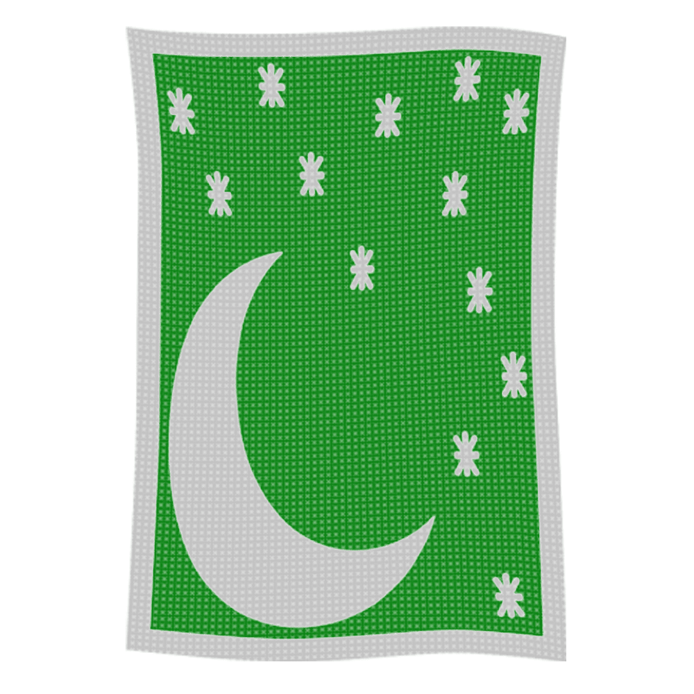 Metallic Moon & Stars Name Blanket - Image 56