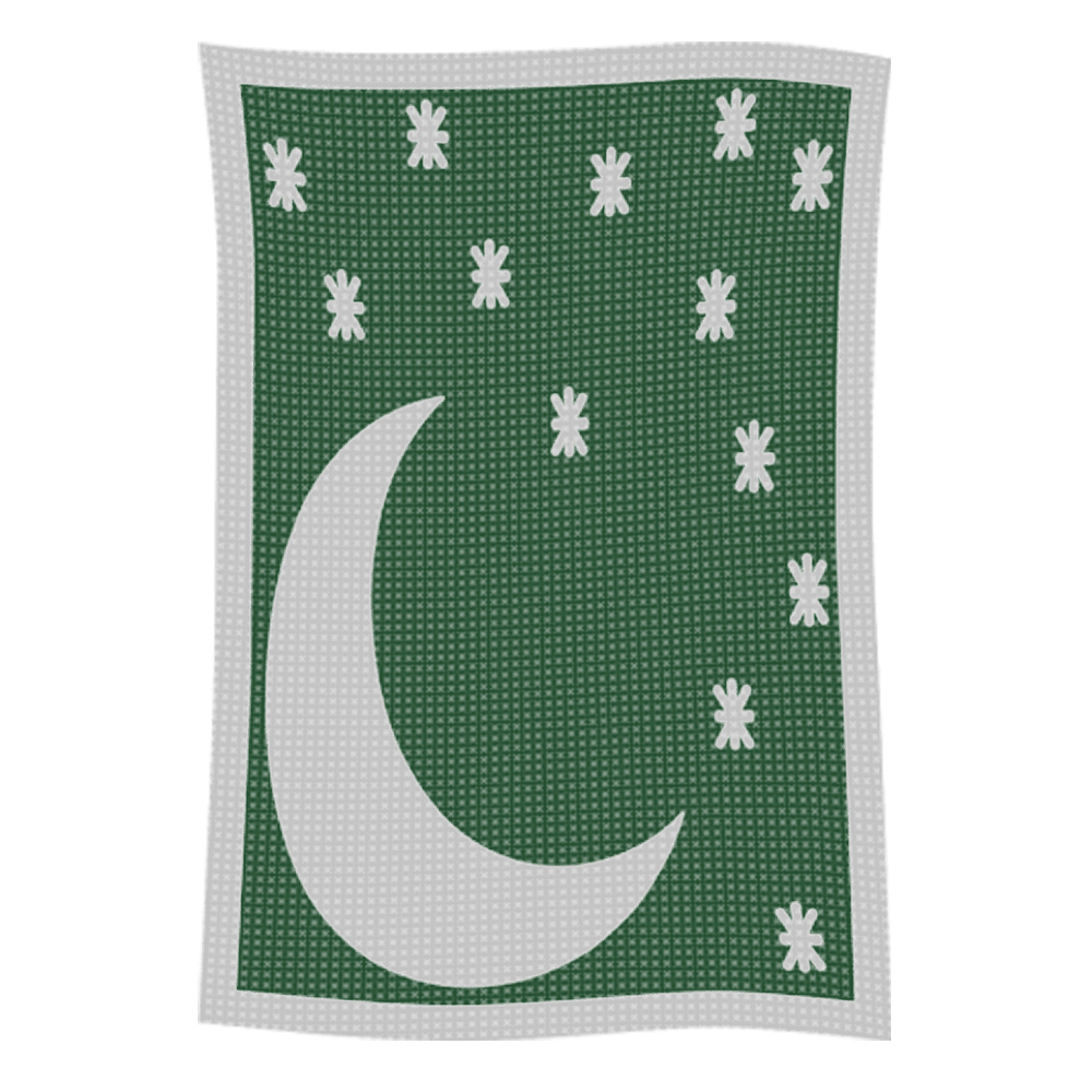 Metallic Moon & Stars Name Blanket - Image 57