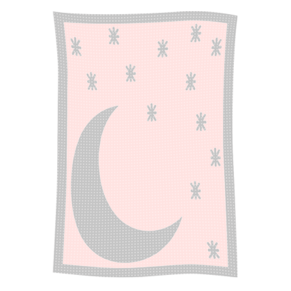 Metallic Moon & Stars Name Blanket - Image 43