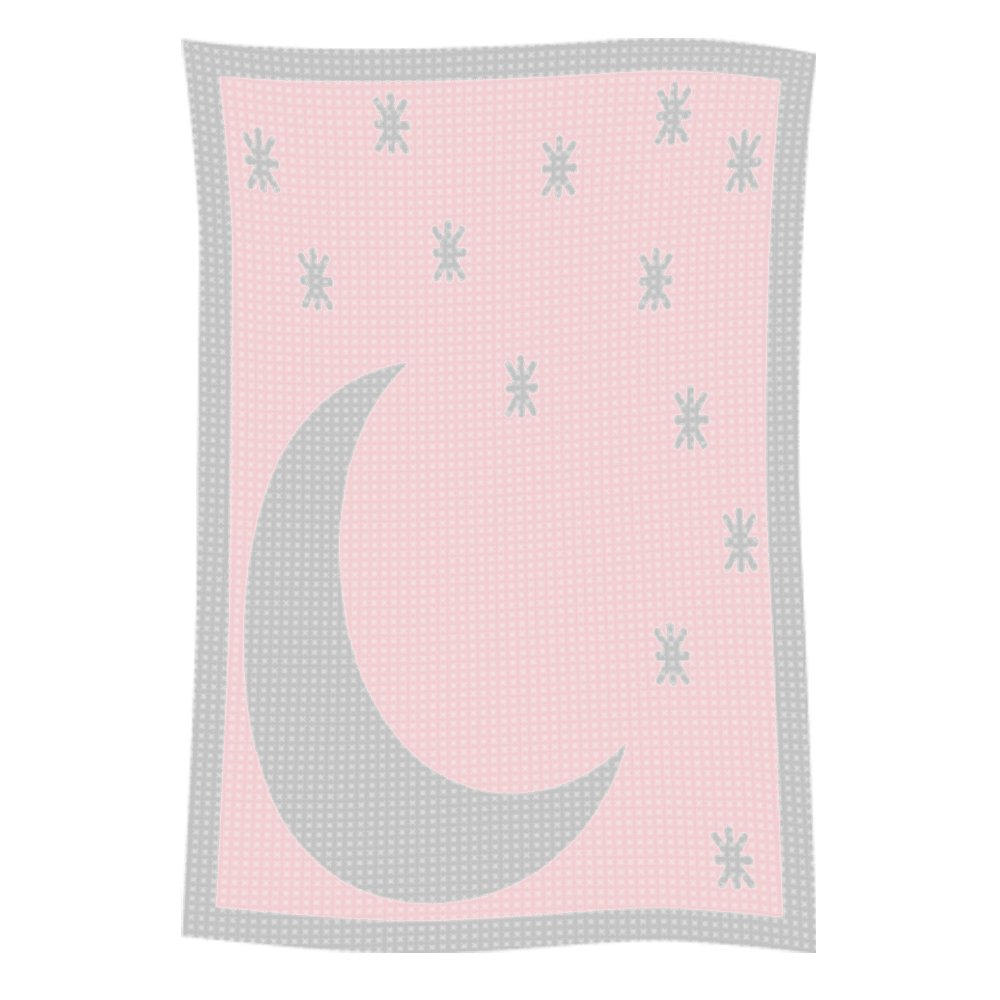 Metallic Moon & Stars Name Blanket - Image 44