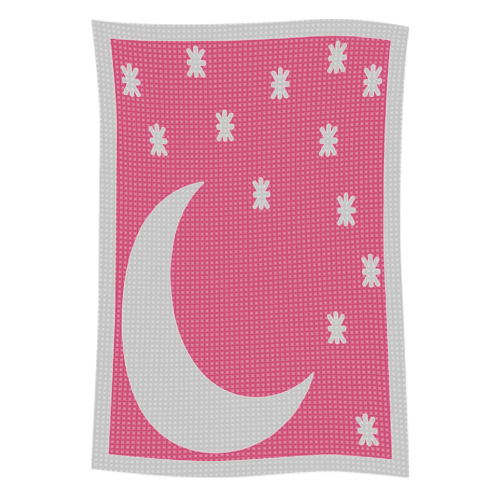 Metallic Moon & Stars Name Blanket - Image 46