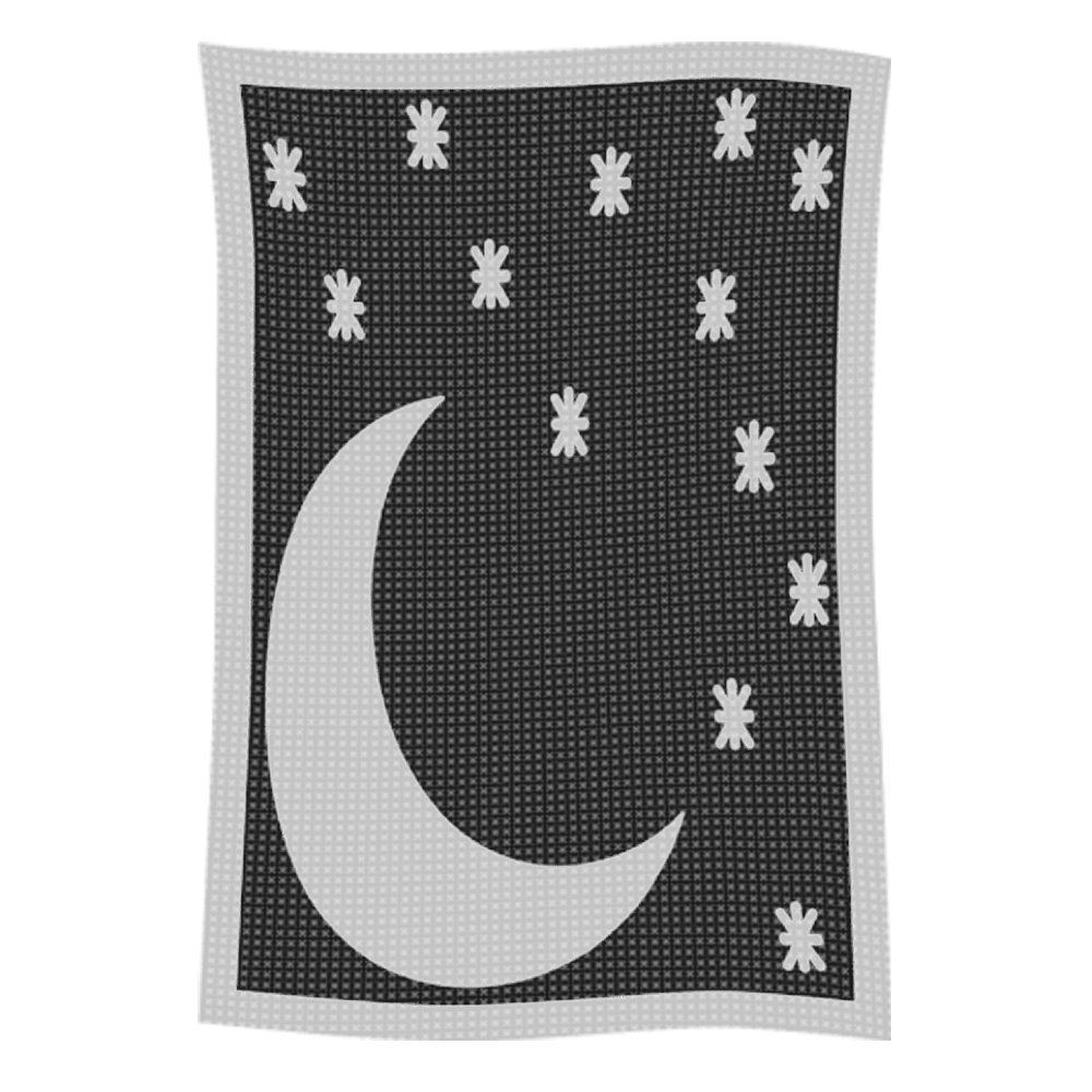 Metallic Moon & Stars Name Blanket - Image 36