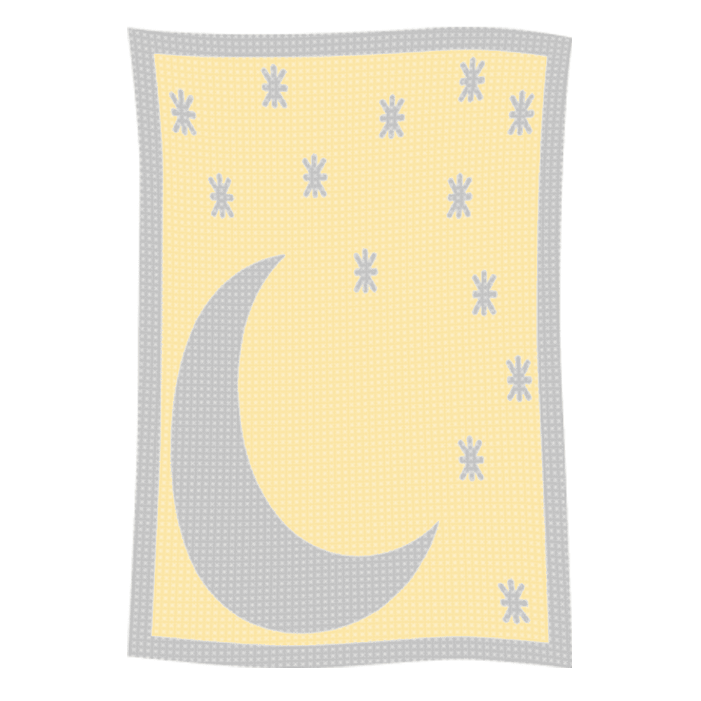 Metallic Moon & Stars Name Blanket - Image 37