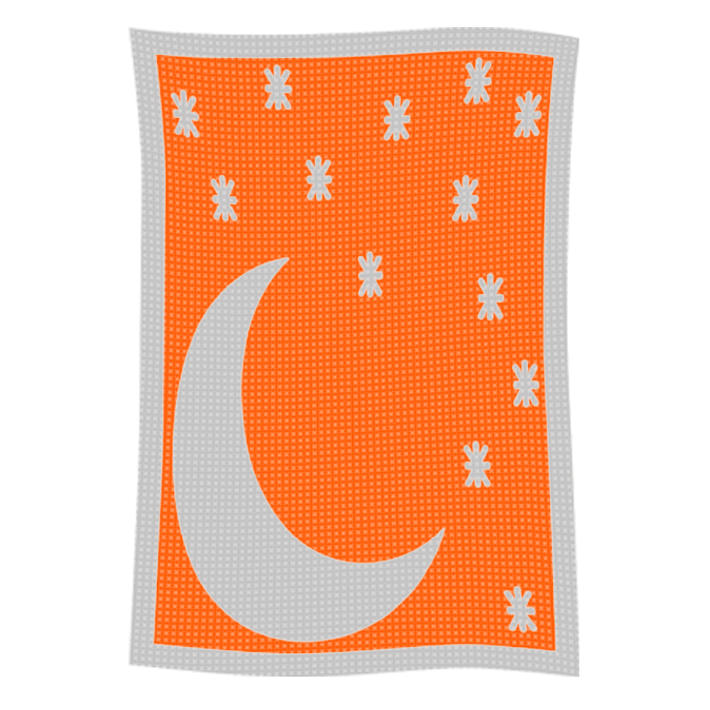 Metallic Moon & Stars Name Blanket - Image 39