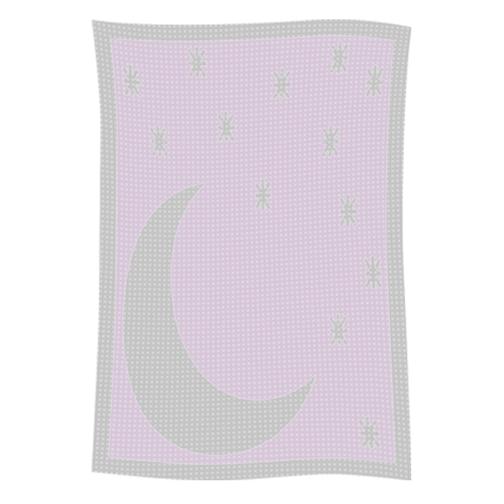 Metallic Moon & Stars Name Blanket - Image 42