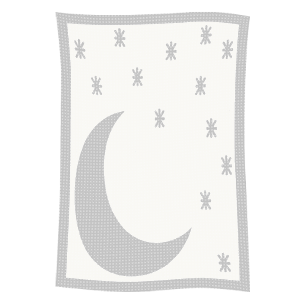 Metallic Moon & Stars Name Blanket - Image 32