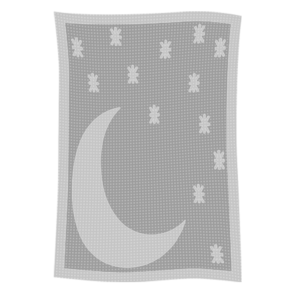 Metallic Moon & Stars Name Blanket - Image 33